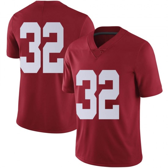 Alabama Crimson Tide Men's C.J. Williams #32 No Name Crimson NCAA Nike Authentic Stitched College Football Jersey EF16S00TH